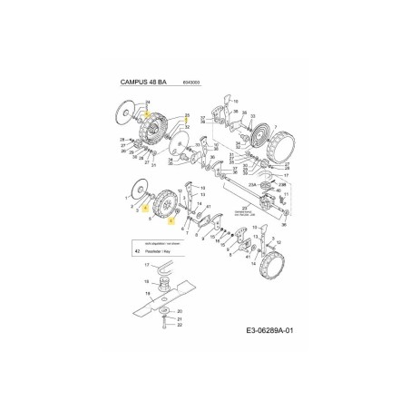 BEARING BALL SG-203680 ORIGINAL MTD | Newgardenstore.eu