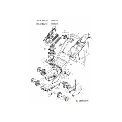 WHEELCAP FRONT 092.48.895 ORIGINAL MTD | Newgardenstore.eu