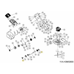 ÄUSSERE NABENABDECKUNG FÜR 7"-RAD 092.70.031 ORIGINAL MTD | Newgardenstore.eu