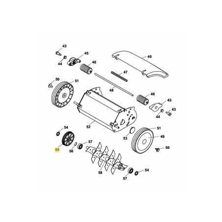 CROWN GEAR 3615316 ORIGINAL MTD | Newgardenstore.eu