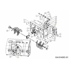 SCR:TT:5/16-18:.4300 CON ESPÁRRAGO 710-04606A ORIGINAL MTD
