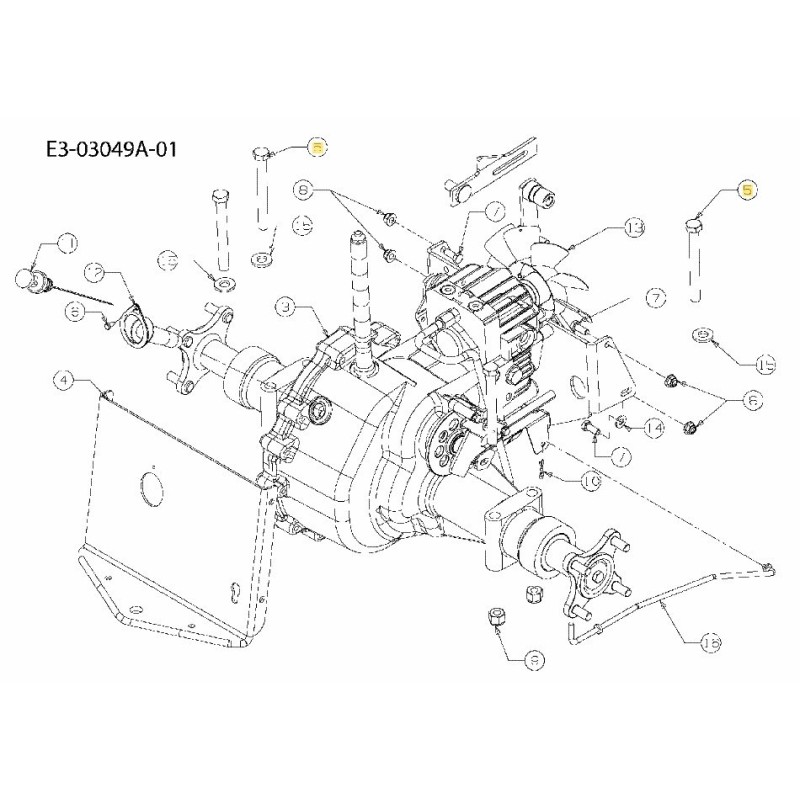 Sechskantschraube 710-0465 Original MTD