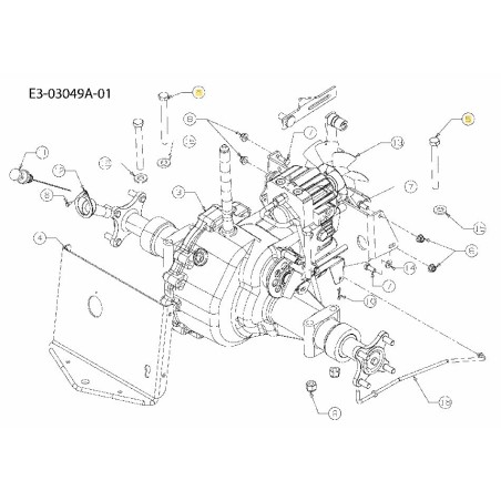VIS HEXAGONALE 710-0465 ORIGINALE MTD | Newgardenstore.eu