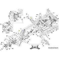 VIS HEXAGONALE 710-0489 ORIGINALE MTD | Newgardenstore.eu
