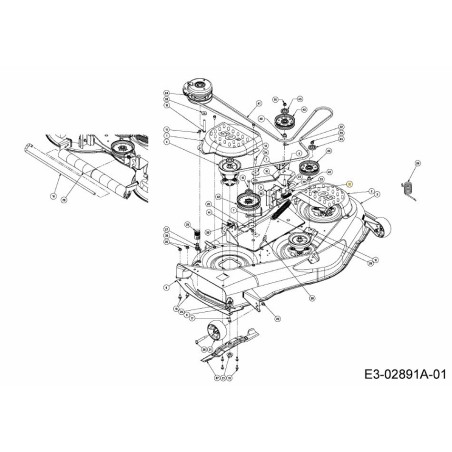 VIS HEXAGONALE 710-0573 ORIGINALE MTD | Newgardenstore.eu
