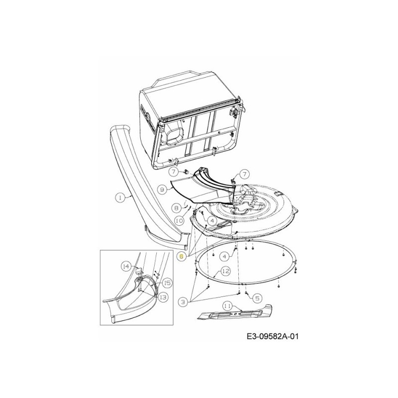 TUERCA:HEXLK:1/4-20:GR5:NYLON 712-04351 ORIGINAL MTD