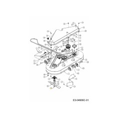 Écrou : FLG : 3/4-16 : GR8 712-3078 ORIGINAL MTD