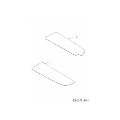 SCHLEIFPOLSTER:FUSS:ABSCHLEIFEND LINKS 723-04026 ORIGINAL MTD