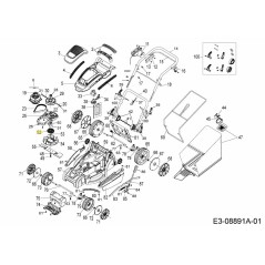 Adapterhalterung Klinge 725-06283 Original MTD
