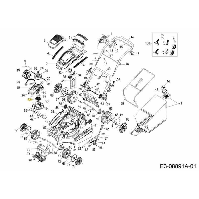 LAMA DI MONTAGGIO DELL'ADATTATORE 725-06283 ORIGINALE MTD
