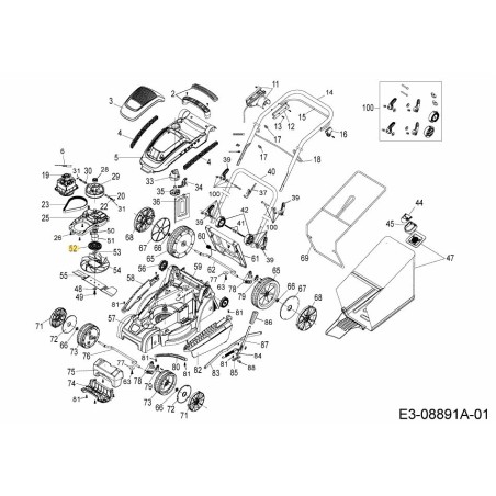 ADAPTADOR DE MONTAJE DE HOJA 725-06283 ORIGINAL MTD | Newgardenstore.eu
