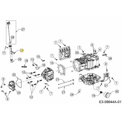 Tube de remplissage d'huile 731-10878 d'origine MTD