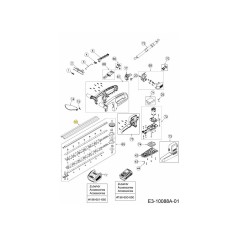 COPERTURA LAMA 731-13022 ORIGINALE MTD