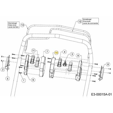 ALLOGGIAMENTO CONT LR 731-13252B ORIGINALE MTD | Newgardenstore.eu