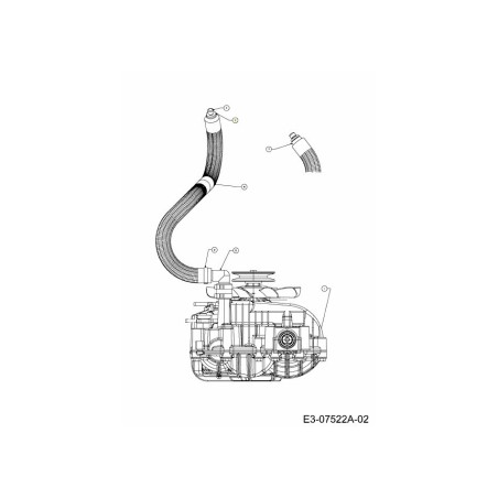 VENTILACIÓN DE PLÁSTICO PARA MANGUERA DE DIÁMETRO INTERIOR 0,50 731-1480 ORIGINAL MTD | Newgardenstore.eu