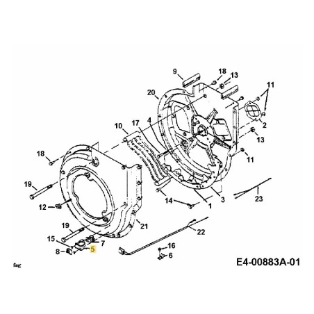 Abdeckung Schalter 731-1613 Original MTD | Newgardenstore.eu