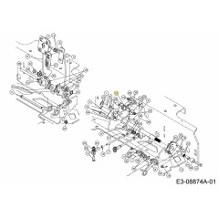 Torsionsfeder 732-04955 Original MTD | Newgardenstore.eu