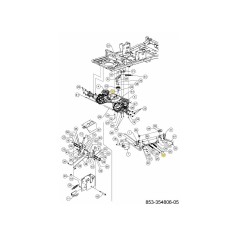 EXTENSION SPRING 732-08320A ORIGINAL MTD