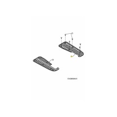 ALMOHADILLA: PIE IZQUIERDO 400 S 735-04016 ORIGINAL MTD | Newgardenstore.eu