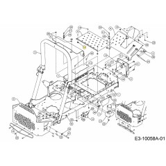 Sechskantmutter 0,75 x 0,405 x 0,705 738-05171 Original MTD