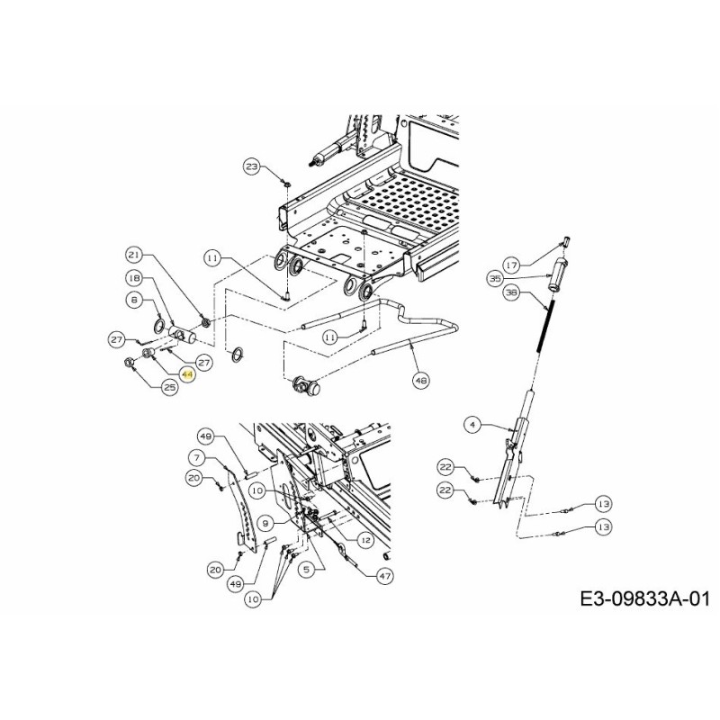 Lagerflansch 741-05195 ORIGINAL MTD