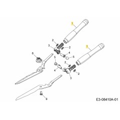 WOODEN GRIP 7426102 ORIGINAL MTD | Newgardenstore.eu