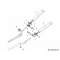 Poignée en bois 7426102 MTD d'origine
