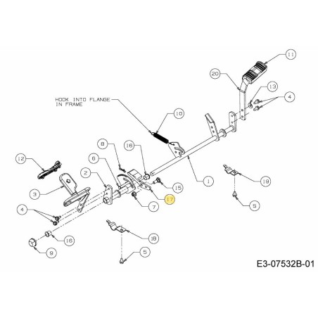 VERRIEGELUNG: BREMSSCHLOSS 748-04288 ORIGINAL MTD | Newgardenstore.eu