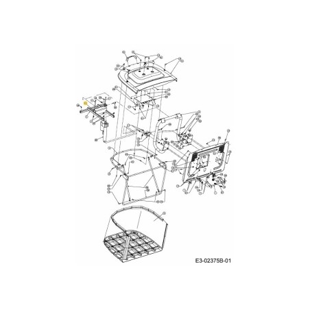 Abstandshalter: 345 x 500 x 1640 LG 750-0848 ORIGINAL MTD | Newgardenstore.eu