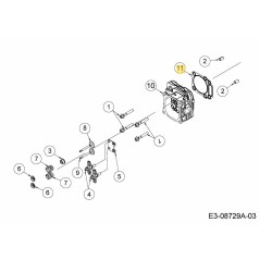 Joint de culasse 751-15673 d'origine MTD