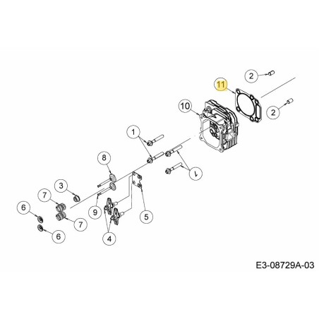 Zylinderkopfdichtung 751-15673 Original MTD | Newgardenstore.eu