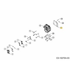 Joint de culasse 751-15716 d'origine MTD