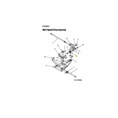 Guide pulley 756-0625 ORIGINAL MTD