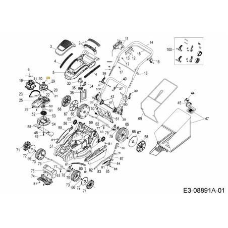 BEARING 609-2RS 092.64.460 ORIGINAL MTD | Newgardenstore.eu
