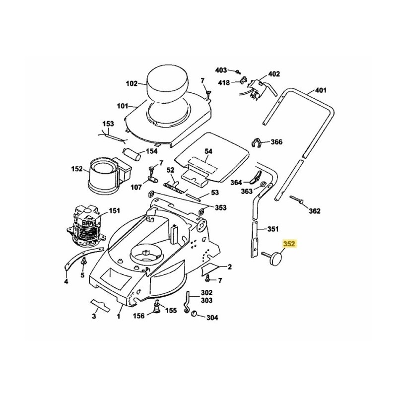 VOLANTINO 4950010 ORIGINALE MTD