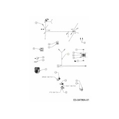 Kabelbaumbaugruppe: Universal: Scheinwerfer 629-04133B Original MTD