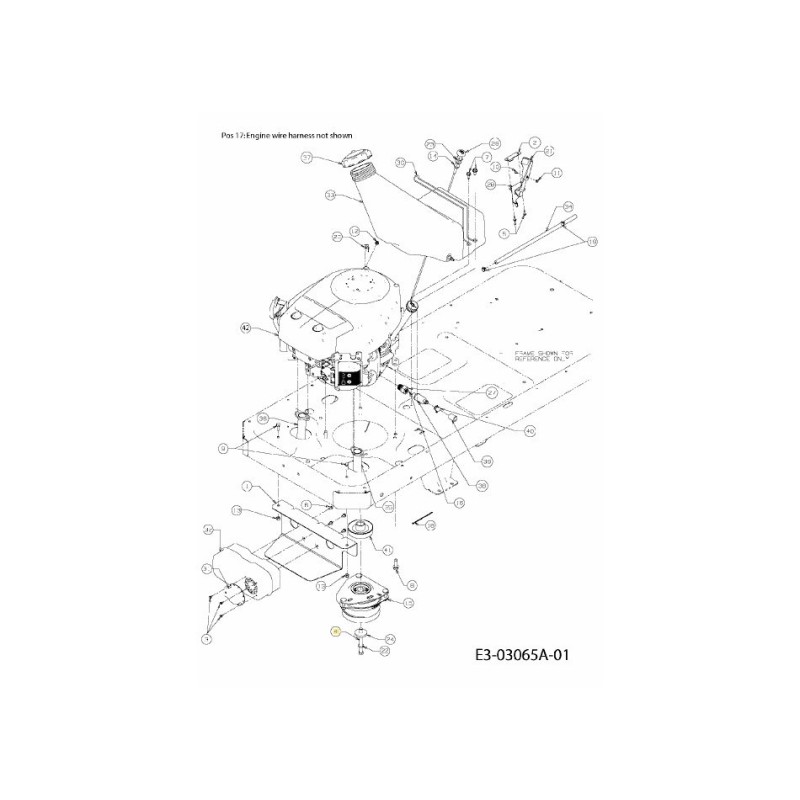 Sechskantschraube 7/16 710-04248 Original MTD