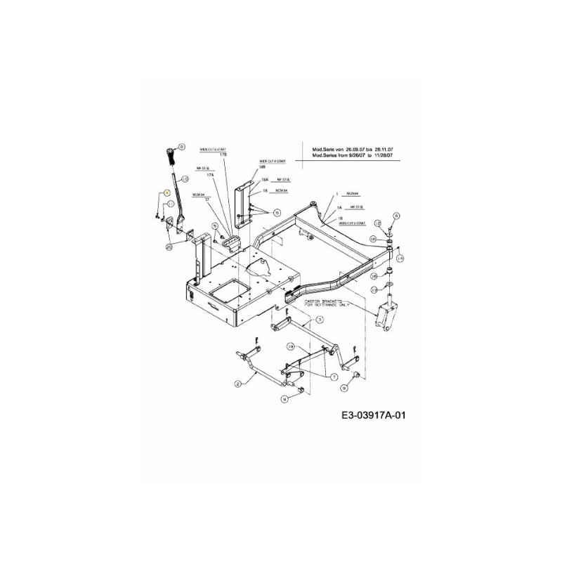 UTILIZZARE 710-1043A 710-04312 ORIGINALE MTD