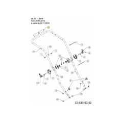 AGARRE: ESPUMA: MANGO: 630 mm LG. 720-05663 ORIGINAL MTD | Newgardenstore.eu