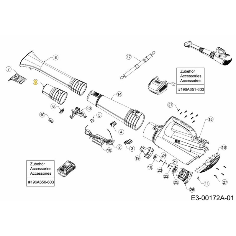 Rundrohr 731-14513 Original MTD