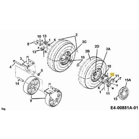 WHL.RTCHT 1.62 OD X .5 SERR 748-0405 ORIGINALE MTD | Newgardenstore.eu