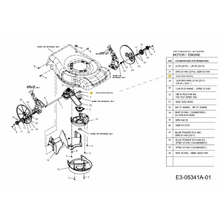 ABSTANDSHALTER: 7/8 x 1,125 x 0,305 750-05009 ORIGINAL MTD | Newgardenstore.eu