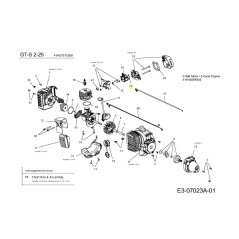 GUARNIZIONE DEL CARBURATORE 753-06253 ORIGINALE MTD