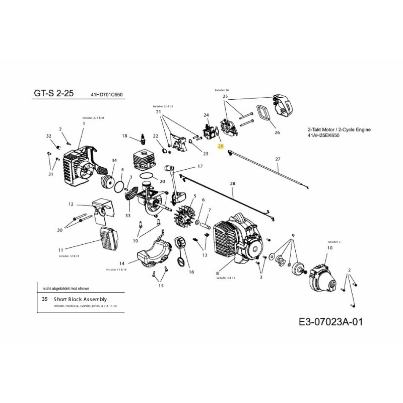 Vergaserdichtung 753-06253 Original MTD