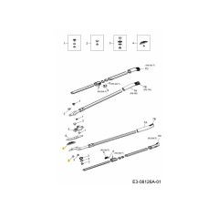 Kit di pezzi di ricambio 4 753-08084 ORIGINALE MTD