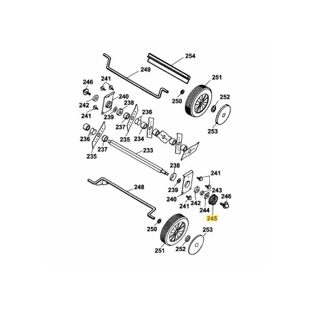 V-BELT PULLEY 3632309 ORIGINAL MTD | Newgardenstore.eu