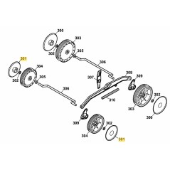 COPERCHIO D150 4905521 ORIGINALE MTD