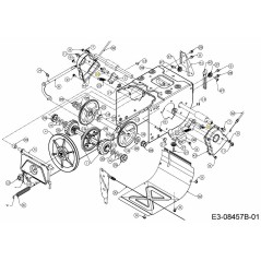 SHAFT ACTUATOR DR 500 S/T 711-1268B ORIGINAL MTD