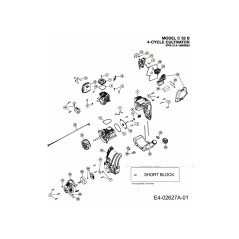 ÉCROU : HEXAGONAL : -10-32 : GRA : HAUT 712-04099 ORIGINAL MTD