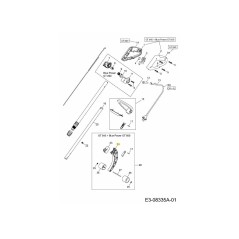 Train de roulement 7136321 ORIGINAL MTD